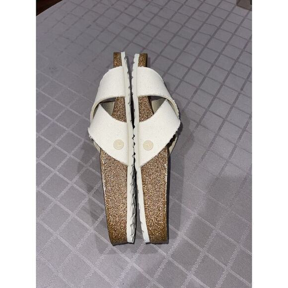 Birkenstock Siena II Vegan Eggshell Two-Strap Sandals Women's Sz 42(11-11.5) - Picture 2 of 6